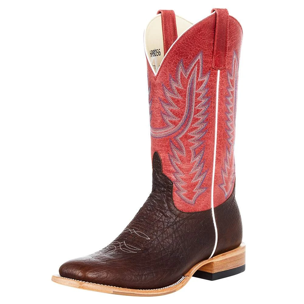 Horsepower Boots Men`s HP Top Hand Brown Shrunken Shoulder 13` Red Sinsation Top Boot 1 Horsepower Boots Men`s HP Top Hand Brown Shrunken Shoulder 13` Red Sinsation Top Boot