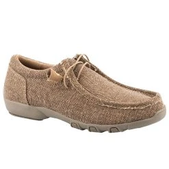 Roper Women`s Tan Canvas Chukka