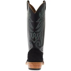 Fenoglio Boot Co Men`s Black Victoria Roughout 13` Black Glazed Goat Top Boot -Ariat Sales Store 15151311 04