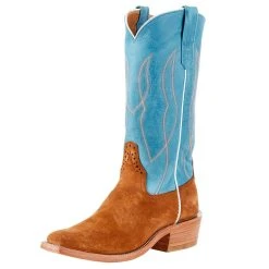 Rios Of Mercedes Men`s Hickory Smoked Bacon 13` Aqua Buffamonte Top KS Toe Boot