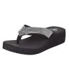 Corkys Footwear Women`s Corky's Hardy Clear Rhinestone Flip Flop