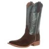 Rios Of Mercedes Men`s Cafe Carpincho 13` Green Luster Top Square Toe Boot
