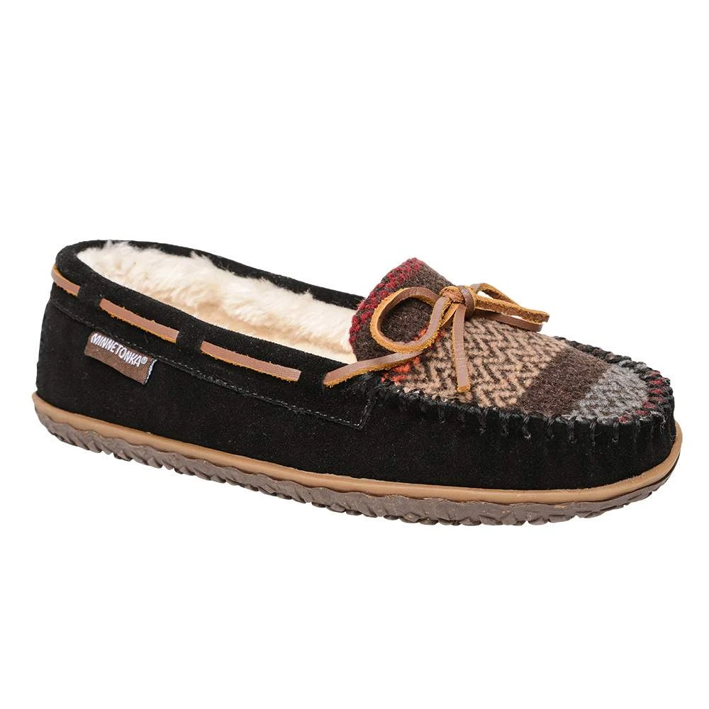 Minnetonka Women's Tilia Black Multi Slipper 1 Minnetonka Women's Tilia Black Multi Slipper