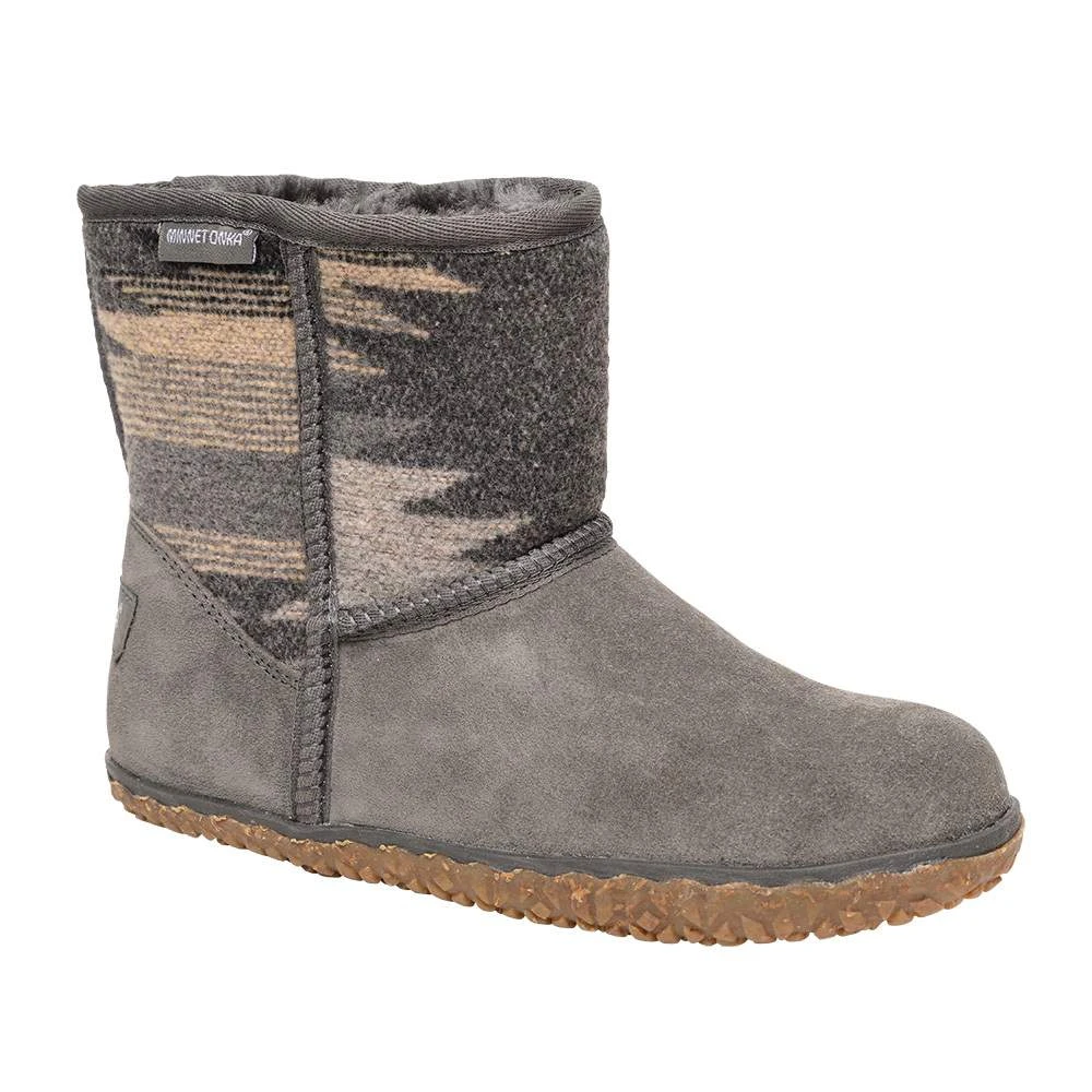 Minnetonka Women`s Tali Grey Multi Boot 1 Minnetonka Women`s Tali Grey Multi Boot