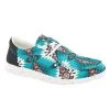 Roper Women`s Hang Loose Blue Aztec Moc
