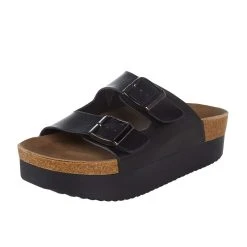 Corkys Footwear Womens Tabloid Black Slide