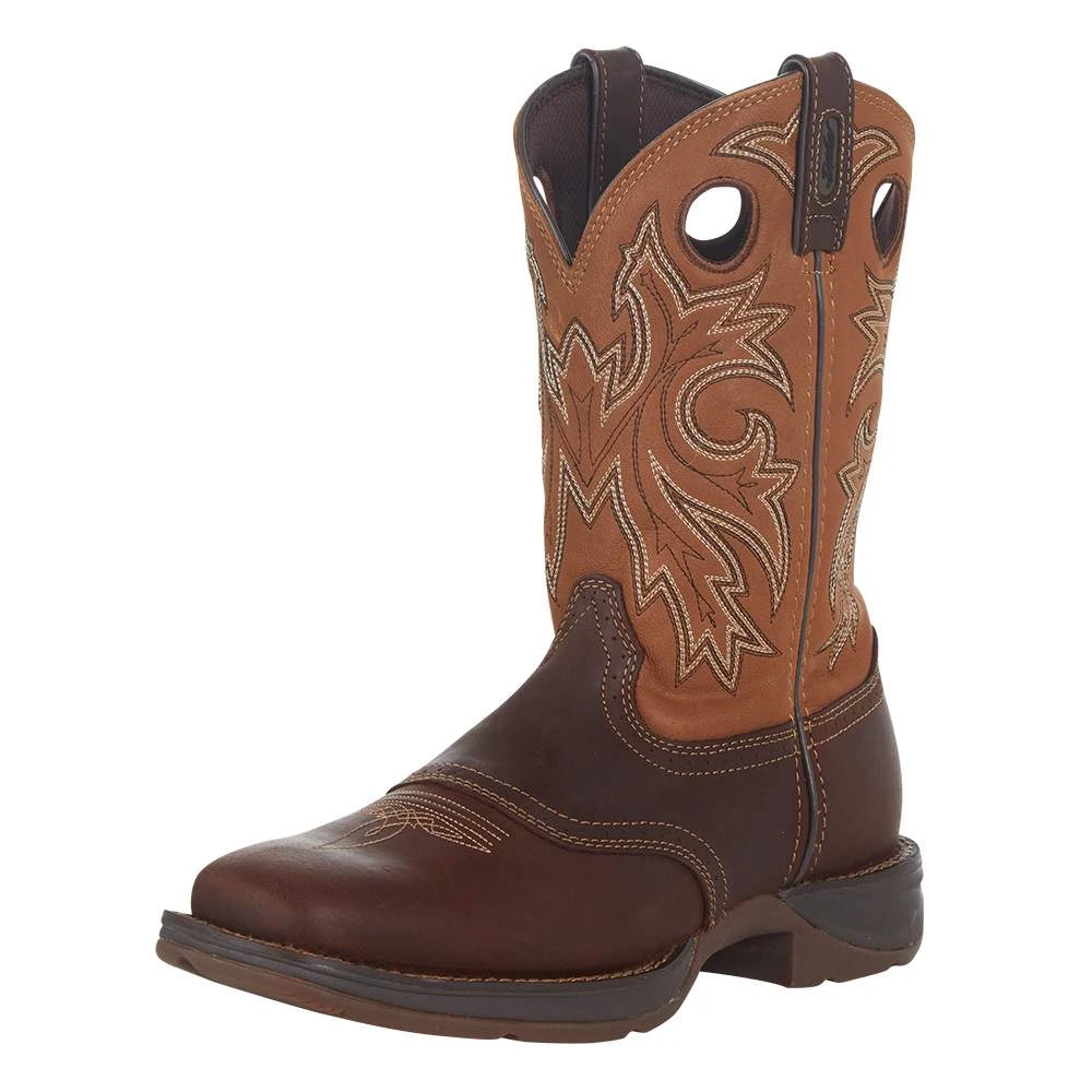Durango Boots Men`s Rebel Brown 11` Tan Saddle Top Soft Toe 1 Durango Boots Men`s Rebel Brown 11` Tan Saddle Top Soft Toe