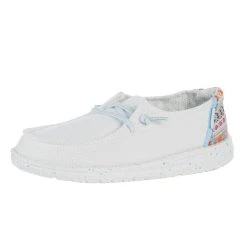 Heydude Kids Hey Dude Wendy White Aztec Casual