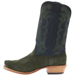 Fenoglio Boot Co Men`s Olive Green Roughout 13` Green Danube Waxy Top Boot -Ariat Sales Store 15611120 03
