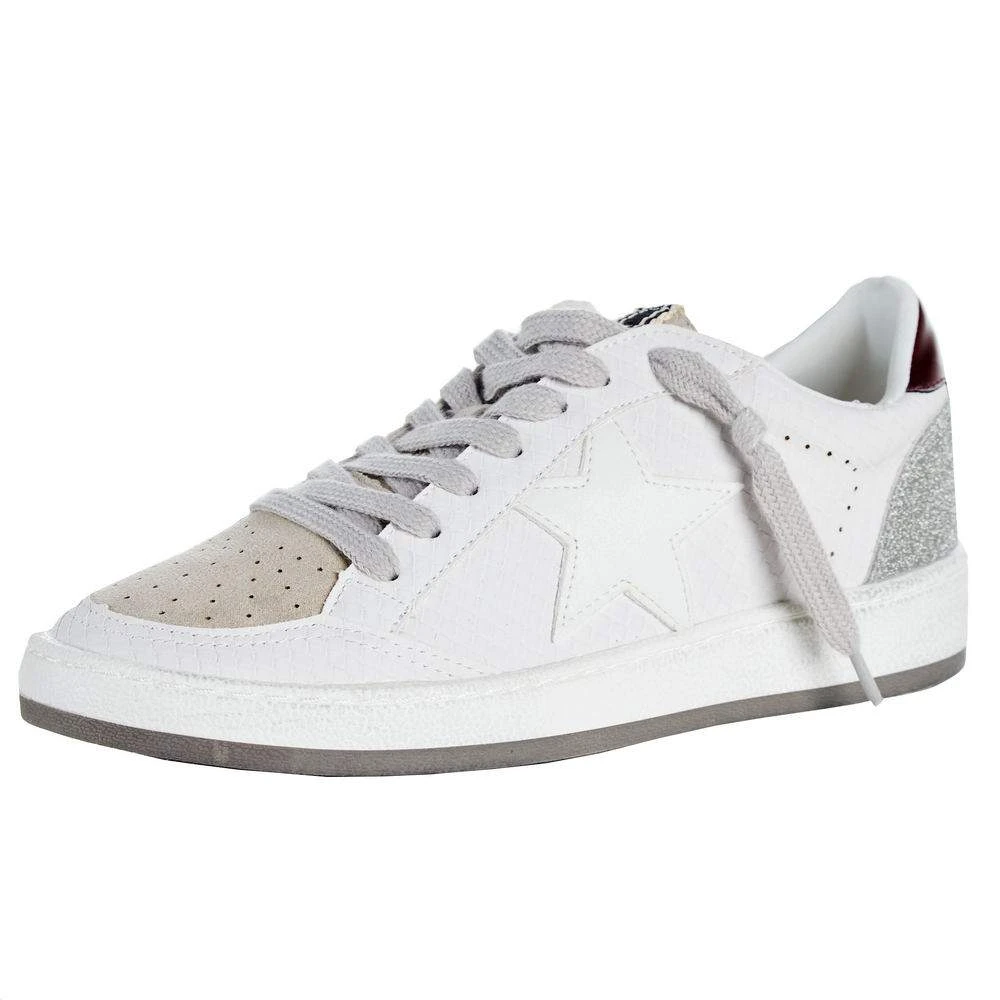 Shu Shop Ladies Bone Snake Paz Casual Shoe 1 Shu Shop Ladies Bone Snake Paz Casual Shoe