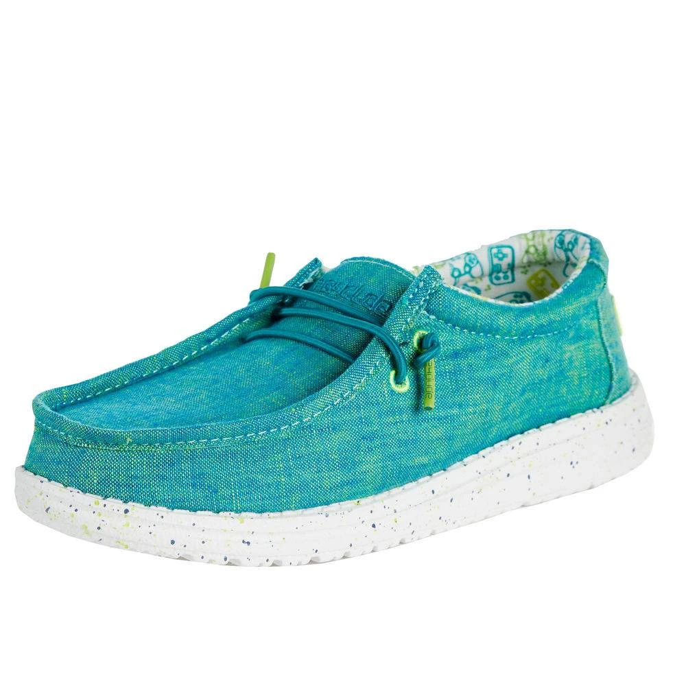 HeydudeYouth Hey Dude Wally Green Chambray Gamer Casual 1 HeydudeYouth Hey Dude Wally Green Chambray Gamer Casual