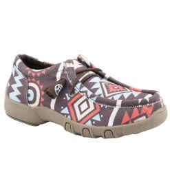 Roper Kids Chillin Aztec Canvas Casual Shoe