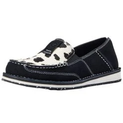 Ariat Women's Black And White Suede Cruiser