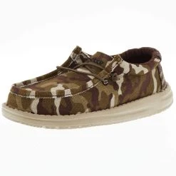 Heydude Kids Hey Dude Wally Camo Flag Casual