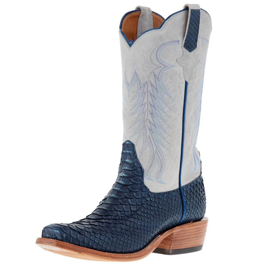 Rios Of Mercedes Men's Navy Vintage Python 13in Polar Buffamonte Cutter Toe Boot 1 Rios Of Mercedes Men's Navy Vintage Python 13in Polar Buffamonte Cutter Toe Boot