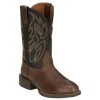 Justin Boots Men's Brown Rendon Stampede Western Round Toe Boot