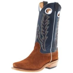 Fenoglio Boot Co Men`s Red Brown Roughout 13` Blue Bios Top Boot