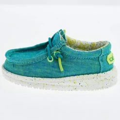 HeydudeToddler Hey Dude Wally Green Chambray Gamer Casual 7 HeydudeToddler Hey Dude Wally Green Chambray Gamer Casual -Ariat Sales Store 160018360 03