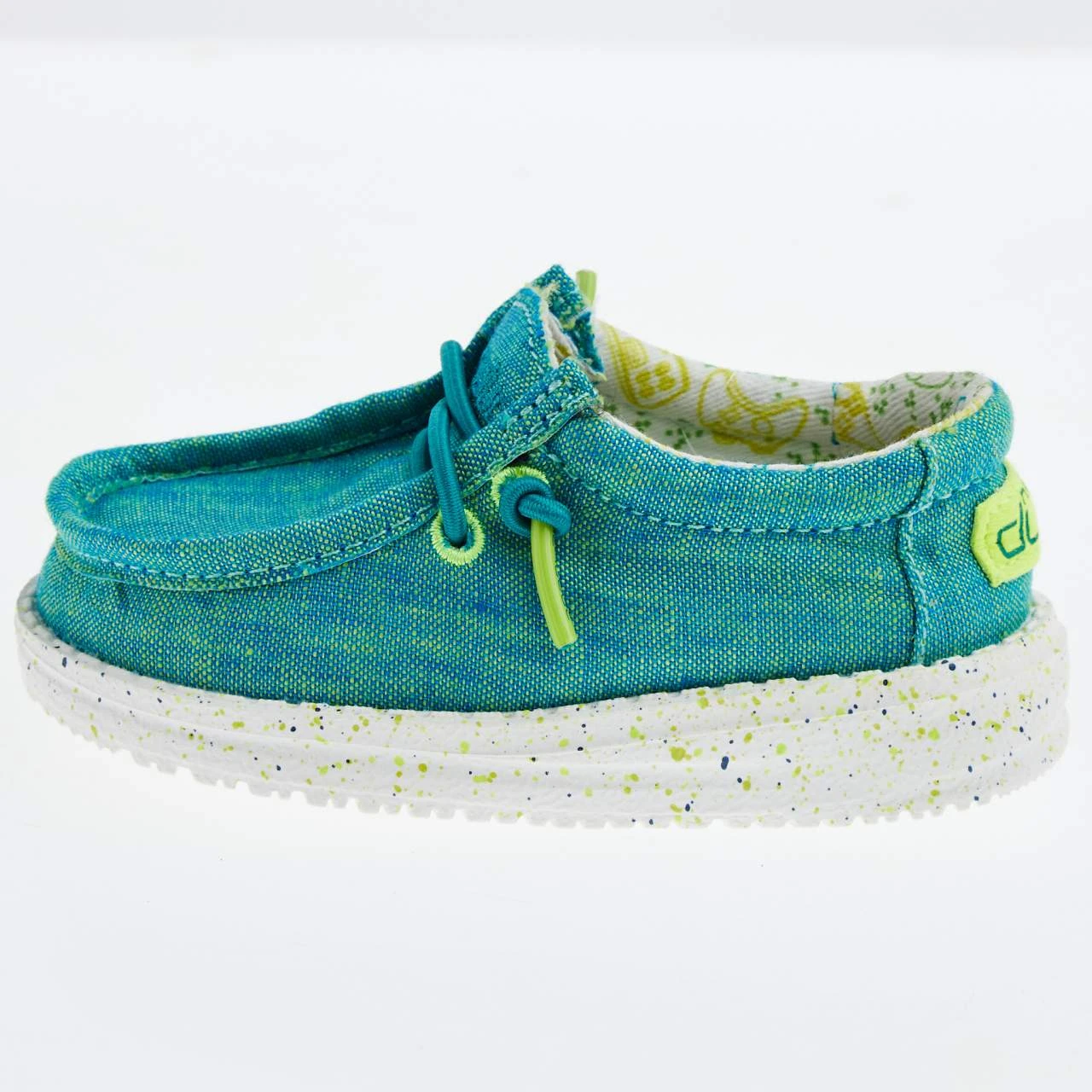 HeydudeToddler Hey Dude Wally Green Chambray Gamer Casual 3 HeydudeToddler Hey Dude Wally Green Chambray Gamer Casual - Image 3