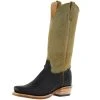 Olathe Boot Company Men's Ride Ready Black Oiled Shoulder 15in Military Green Wyoming Top Cutter Toe