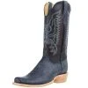 R. WATSON BOOTS R Watson Boots Men`s Blue Cape Buffalo 13in Midnight Blue Sinatra Cowhide Top Boot