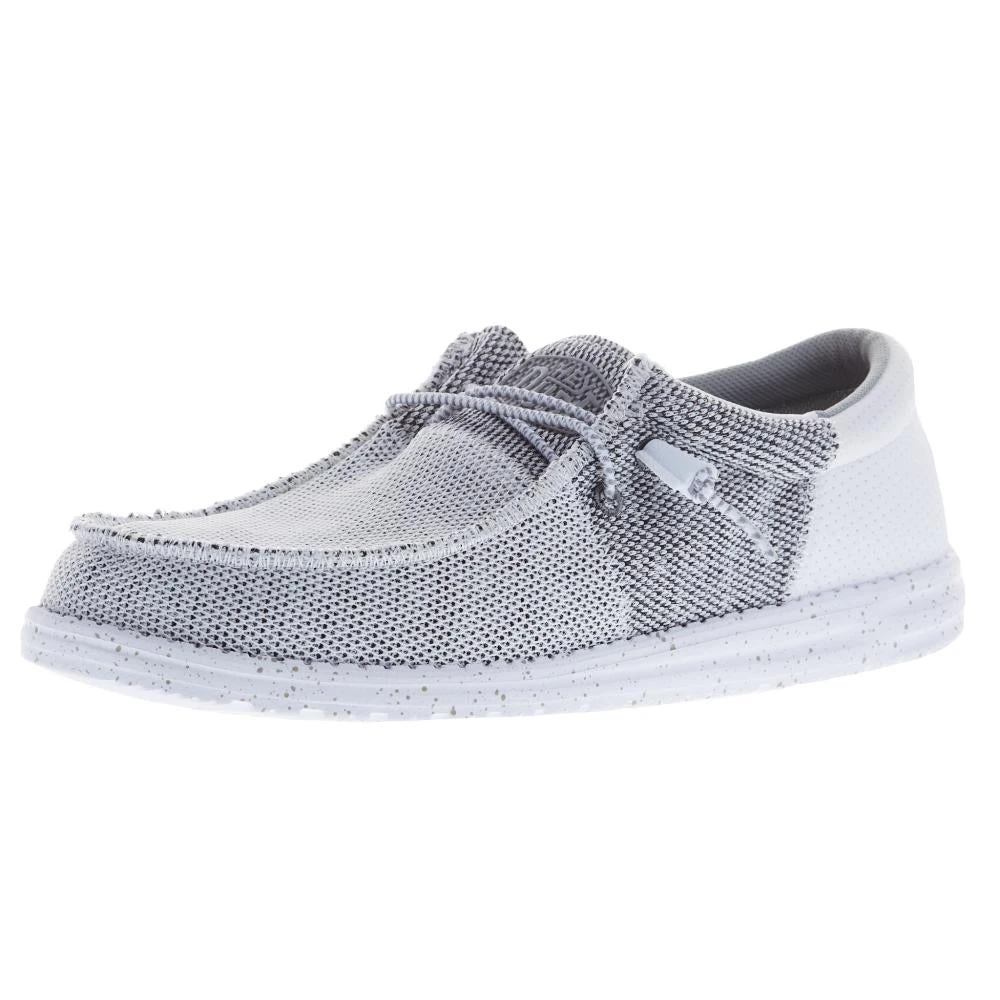 Heydude Men's Hey Dude Wally Tri Stone White Casual Shoe 1 Heydude Men's Hey Dude Wally Tri Stone White Casual Shoe