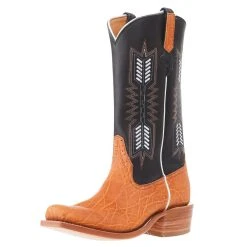 Rios Of Mercedes Men's Honey Elephant 13in Black Waxy Kansas Top TK Toe Boot