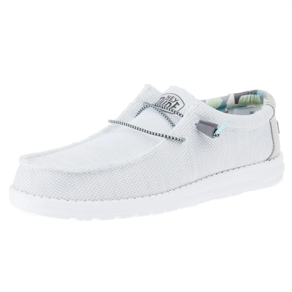 Heydude Men's Hey Dude Wally Sox Triple Needle Star White Casual Shoe 1 Heydude Men's Hey Dude Wally Sox Triple Needle Star White Casual Shoe