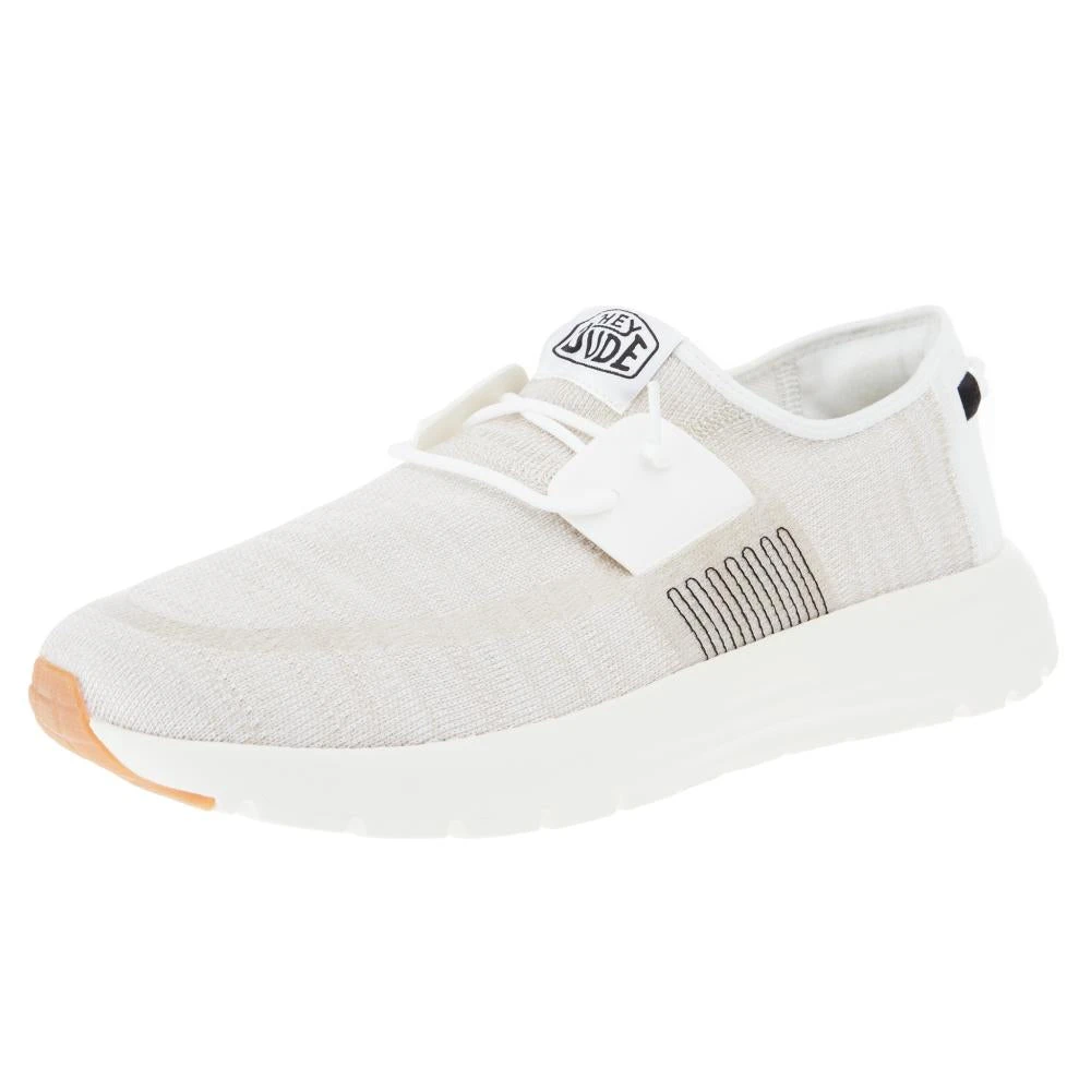 Heydude Men's Hey Dude Sirocco White Casual Shoe 1 Heydude Men's Hey Dude Sirocco White Casual Shoe