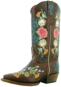 MACIE BEAN Kid's Anderson Bean Sweet Sixteen Rose Garden Cowgirl Boots