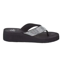 Corkys Footwear Women`s Corky's Hardy Clear Rhinestone Flip Flop -Ariat Sales Store 20 8218 CLEAR 5