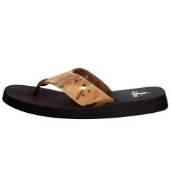 Corkys Footwear Women's Corkys Clover Bronze Flop Flop -Ariat Sales Store 20 8244 BRZE 3