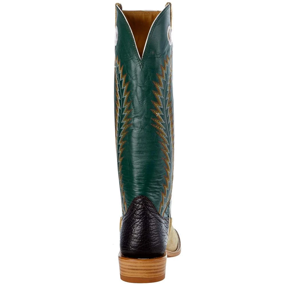 Hondo Enterprises Inc Men's Honey Roughout Shoulder 16in. Emerald Green Stove Top Boot 5 Hondo Enterprises Inc Men's Honey Roughout Shoulder 16in. Emerald Green Stove Top Boot - Image 5