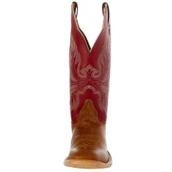 Hondo Enterprises Inc Men's Honey Crazy Horse 14in. Red Cowhide Top Square Toe Boot 8 Hondo Enterprises Inc Men's Honey Crazy Horse 14in. Red Cowhide Top Square Toe Boot -Ariat Sales Store 2140 2