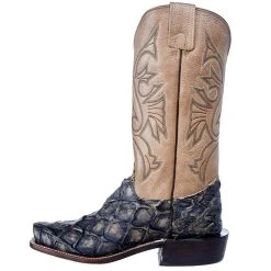 Olathe Boot Company Men's Olathe Brown Raven Big Bass 13in. Tan Top Cutter Toe Boot 8 Olathe Boot Company Men's Olathe Brown Raven Big Bass 13in. Tan Top Cutter Toe Boot -Ariat Sales Store 256277 3
