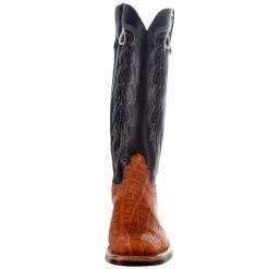 Olathe Boot Company Men`s Ride Ready Honey Elephant 15in Black Waxy Kansas Top Bearkat Cutter Toe Boot -Ariat Sales Store 256692 2