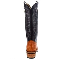Olathe Boot Company Men`s Ride Ready Honey Elephant 15in Black Waxy Kansas Top Bearkat Cutter Toe Boot -Ariat Sales Store 256692 4
