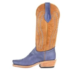 Rios Of Mercedes Men`s Olathe RR Royal Blue Wyoming 15` Vanilla Navajo Bison Top Cowboy Boot -Ariat Sales Store 256890 3