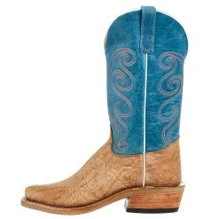 Olathe Boot Company Men`s Ride Ready Tan Washed Shoulder 13in Aqua Buffamonte Top KS Toe Boot 7 Olathe Boot Company Men`s Ride Ready Tan Washed Shoulder 13in Aqua Buffamonte Top KS Toe Boot -Ariat Sales Store 257079 3