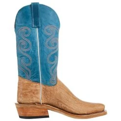 Olathe Boot Company Men`s Ride Ready Tan Washed Shoulder 13in Aqua Buffamonte Top KS Toe Boot 9 Olathe Boot Company Men`s Ride Ready Tan Washed Shoulder 13in Aqua Buffamonte Top KS Toe Boot -Ariat Sales Store 257079 5