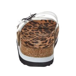 Corkys Footwear Women`s Corky's Beach Babe Clear Leopard Slide -Ariat Sales Store 30 5086 CLLP 4