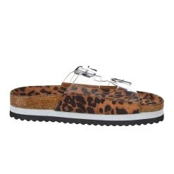 Corkys Footwear Women`s Corky's Beach Babe Clear Leopard Slide -Ariat Sales Store 30 5086 CLLP 5