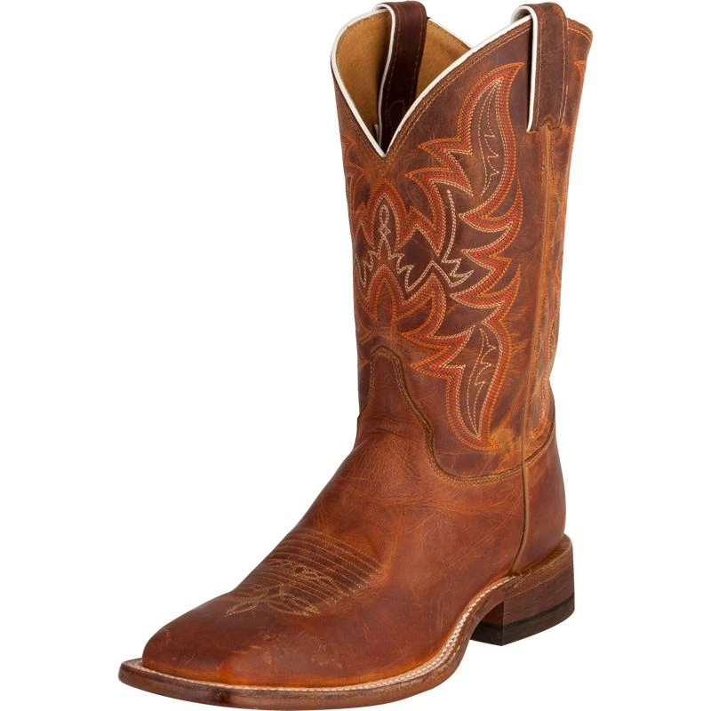 Justin Boots Men's Bent Rail Distressed Cognac Cowboy Boots 1 Justin Boots Men's Bent Rail Distressed Cognac Cowboy Boots