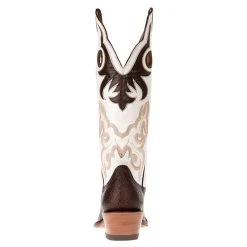Hondo Enterprises Inc Mens Hondo Spanish Shoulder Chocolate Cowhide Cowboy Boots -Ariat Sales Store 3204 3