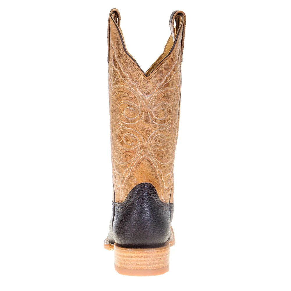 Hondo Enterprises Inc Men's Hondo Chocolate Spanish Shoulder 13in. Tan Oryx Carter Top Boots 3 Hondo Enterprises Inc Men's Hondo Chocolate Spanish Shoulder 13in. Tan Oryx Carter Top Boots - Image 3