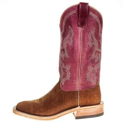 Anderson Bean Men's Ride Ready Tan Buffed Elephant 13in. Violet Navajo Bison Top Boot -Ariat Sales Store 330760 2
