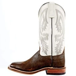 Anderson Bean Men's Ride Ready Antique Saddle Smooth Ostrich 13in. Lucious Bone Top Boot -Ariat Sales Store 330766 3