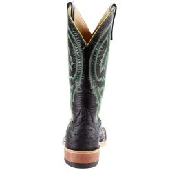 Rios Of Mercedes Men's Anderson Bean Black Full Quill Ostrich 13in. Black Kidskin Top Square Toe Boots 8 Rios Of Mercedes Men's Anderson Bean Black Full Quill Ostrich 13in. Black Kidskin Top Square Toe Boots -Ariat Sales Store 332395 4