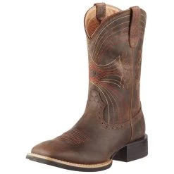 Ariat Men's Sport Distressed Brown Cowboy Boots