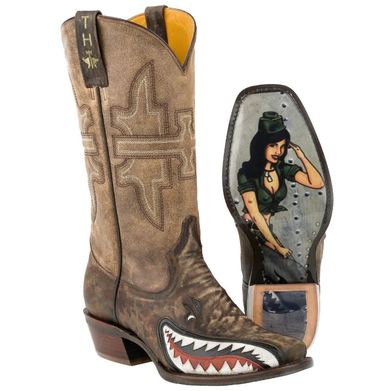Tin Haul Footwear Men's Sharky Cowboy Boots 1 Tin Haul Footwear Men's Sharky Cowboy Boots